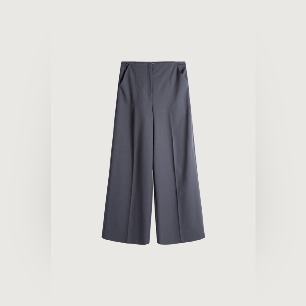 Oak & Fort SUPER HIGH-RISE WIDE LEG SUITING PANT - Picture 4 of 8